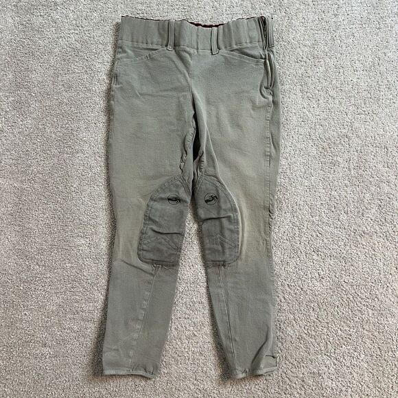 Pants - Grand Prix Breeches Zip Beige Size 26R Waist Horse Riding Outdoors Tan